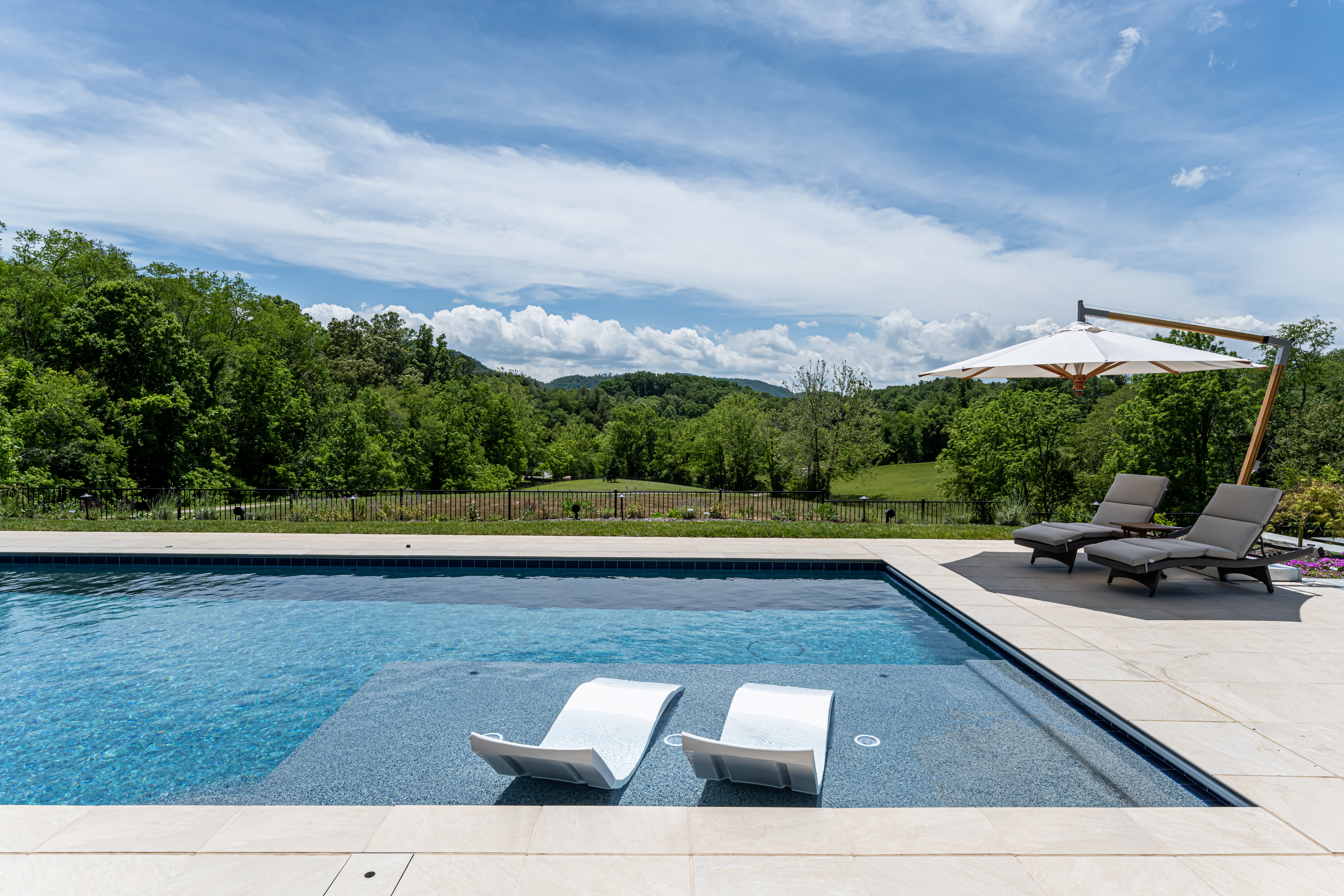 Cane Creek Contemporary Pool House