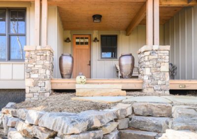 Miller Residence Exterior Front steps