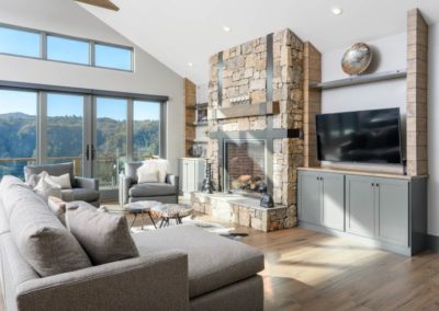 Miller Residence interior fireplace