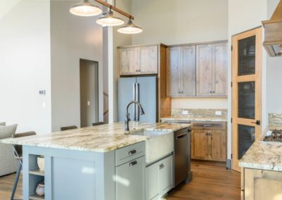 Miller Residence interior kitchen island