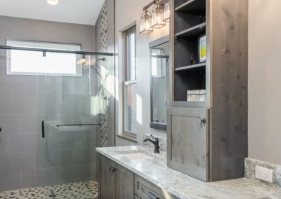 Miller Residence interior master bathroom vanity