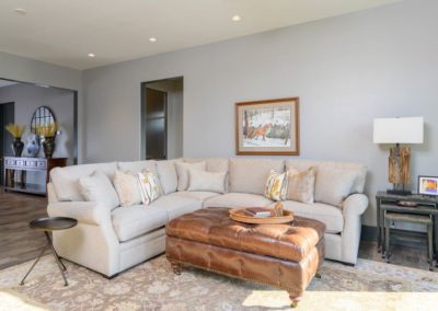 Miller Residence interior seating area