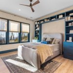 idology-–-casa-bonita-–-sprout-–-hendersonville-nc-–-custom-home-–-guest-bedroom-blue-built-ins-mountain-view-–-13