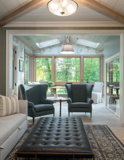 Inviting farmhouse living room - a perfect blend of rustic charm and modern elegance.